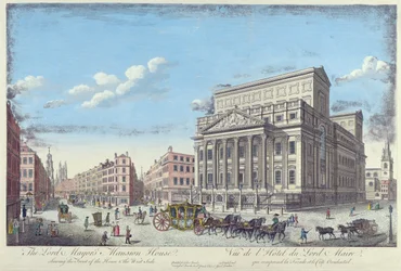 La Mansion House del Lord Mayor, c.1753